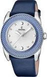 Festina moteri&scaron;kas laikrodis F16591/8 Outlet 316l nerūdijančio plieno korpusas, sidabrinė guminė apyrankė, sidabrinė apyrankė, sidabrinė, apyrankė.