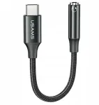 Usams Au16 Adapteris Usb-c - 3.5mm lizdas baltas Sj599yptc01 (us-sj599)