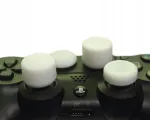 Iris 4x guminių gaubtų rinkinys analoginėms lazdelėms Ps5 Ps4 XBOX 360 valdikliams, baltas