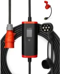 Įkrovimo laidas 480 V - type 2 ( 16A, 3 fazės 11 kW) - 10m ilgio
