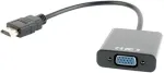 Glowster hdmi į vga adapteris su audio konvertuoja skaitmeninį signalą į analoginį projektoriams ir monitoriams