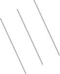 Ventiliatorius Imeistek 304 nerūdijančio plieno vamzdžiai, 3 mm i&scaron;orinis skersmuo x 0,5 mm sienelės storis, 250 mm ilgis, nerūdijančio plieno vamzdis, tiesus vamzdis (3 vnt.)