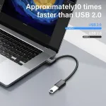 Usb 3.0 prailginimo laidas, 90 laipsnių kampu, 0.3m