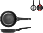 H&h Alessandro Borghese Essential 736605 keptuvė su nelimpančia danga, 22 cm, indukcinė, aliumininė
