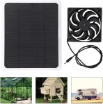Saulės ventiliatorius 10w su Usb i&scaron;ėjimu