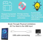 Pusokei 3.5 colių ips usb ekranas, aida64 pc cpu ram duomenų temperatūros monitorius, pc jutiklių skydelio ekranas, ips pilnas matymo kampas, usb c sąsaja, sistemai