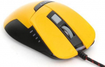 Pelė VARR Gaming OM-270 su laidu, geltonos spalvos