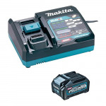 Grąžtas Makita Akumuliatoriaus ir kroviklio komplektas XGT&reg; 191J65-4 XGT&reg; &bull; 40Vmax &bull; 4.0Ah &bull; DC40RA