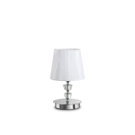 Ideal Lux Table lamp with 1 light PEGASO, E14, baltas