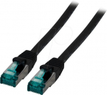 EFB EFB RJ45 Patchkabel S/FTP, Cat.6A, LSZH, 20m, Juodas