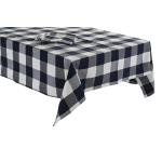 Staltiesė ir servetėlės DKD Home Decor Mėlyna Balta (150 x 150 x 0,5 cm)