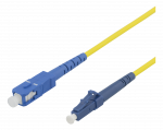 Optinis kabelis DELTACO LC - SC, 9/125, OS1/2, singlemode, LSZH, 1m / LCSC-81
