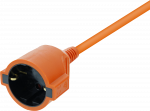 Prailginimo kabelis DELTACO naudojimui viduje, įžemintas, IP20, 20 m, oranžinis / GT-979