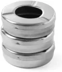 Nerūdijančio plieno peleninė su dangčio sk. 90mm rinkinys 3vnt - Hendi 440490