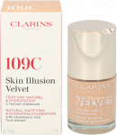 Clarins Skin Illusion Velvet Foundation kreminė pudra, atspalvis: 109C, 30 ml