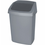 Shimano Curver / Keter CURVER GARBAGE BIN 25L /DARK Pilkas/ Sidabrinis