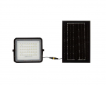 V-tac 6W LED prožektorius su saulės baterija, juodas, 6400K