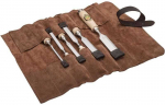Kirschen Kirschen Firmer Chisel Set 6pcs. Leather Bag 6-10-12-16-20-26