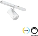 5W LED &scaron;viestuvas į magnetinius bėgelius SLIM MAGNETIC, baltas, 3000K, dimeriuojamas, 4288801