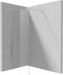 Walk-in du&scaron;o sienelė Deante Kerria Plus, 90 cm, Chrome