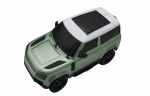 Land Rover Nuotoliniu būdu Valdomas Automobilis Defender 90 1:24