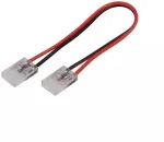 Konektor złączka taśm LED V-TAC przeźroczysta taśma-przew&oacute;d-taśma gęste/zwykłe/COB 8mm
