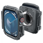 Dėklas Apple Watch 10 (46mm) Spigen Rugged Armor Dark pilka