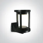 2W fasado &scaron;viestuvas su saulės baterija, juodas, 2700K, su judesio davikliu, 67496/B/EW