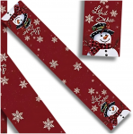 Kalėdinė staltiesė L5, raudona