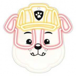 Pakabinamas &scaron;viestuvas Spin Master Pakabinamas neoninis LED "Paw Patrol" ant stiklo - Rubble OW-130446