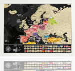 UAB Smagos Nutrinamas žemėlapis Europa su rėmeliu