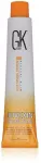 GK hair Global Keratin Kreminis Colour Permanent Hair Dye 7.12 Pearl Skirtas &scaron;viesiems plaukams, 100 ml