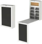 Spacetronik Funky Furniture sulankstomas sieninis ra&scaron;omasis stalas
