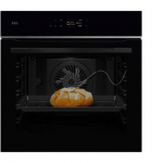 Juodos spalvos el.orkaitė su pirolize AEG TE7PB63ZAB