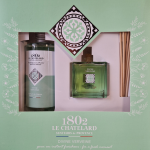 Drėkintuvas Le Chatelard 1802 Namų kvapų dėžutė: difuzorius Dievi&scaron;ka Verbena, 100 ml + papildymas, 200 ml