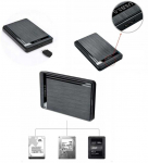 Disko dėklas USB 3.0 SATA 2,5 colio