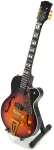 Indominiguitars Mini gitara &bdquo;Rock&rsquo;n&rsquo;Roll&ldquo;, 1:4, rankų darbo raudonmedžio su stovu