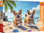 Trefl Dėlionė 100 vnt. - Corgi &scaron;uniukai