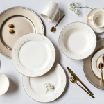 Pietų servizas 6 asmenims Ambition Aurelia, 18 dalių, baltas