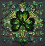 Abris Art Karoliukų siuvinėjimo rinkinys Sėkmės kaleidoskopas 15&times;15 cm