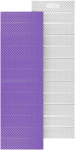 NC17103 SULANKSTAMAS TURISTINIS MIEGIMO KILIMAS SU ALIUMINIU PAPILDYMU + XPE 195 CM PURPLE NILS CAMP