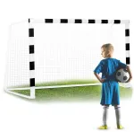 Futbolo vartai 3.00 x 2.00 x 1.20 metrų, su plieniniu rėmu, lengvai surenkami, futbolo vartai, lauko futbolo tinklas, vaiki&scaron;ki futbolo vartai