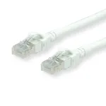 Roline Komutacinis kabelis CAT6A 0,5 M UTP, LSZH, baltas, RJ45 neekranuotas