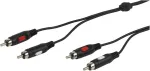 RCA Garso Kabelis - Vivanco 2&times;RCA&ndash;2&times;RCA 2,5 m