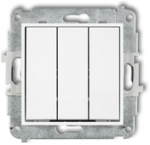 Karlik Elektrotechnik 25IWP-7 ICON Trigubas jungties mechanizmas, matinė balta 25IWP-7