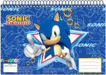Sonic the Hedgehog Rush Sonic the Hedgehog A/4 formato spiralinis eskizų sąsiuvinis, 30 lapų