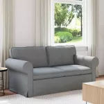 Sofa &Scaron;viesiai pilka 215 x 82 x 80 cm Metalas
