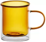 Nery&scaron;kus terminis stiklas 350 ml gintaro spalvos AMBITION