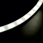 26W/m LED juosta - &scaron;viečiantis kabelis, matinis, 24LEDs/m, 24V, 3000K, IP67, 24x18mm, 5m ritė, LS78