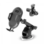 Telforceone Maxlife universal car holder for windshield and air vent MXCH-17 juodas